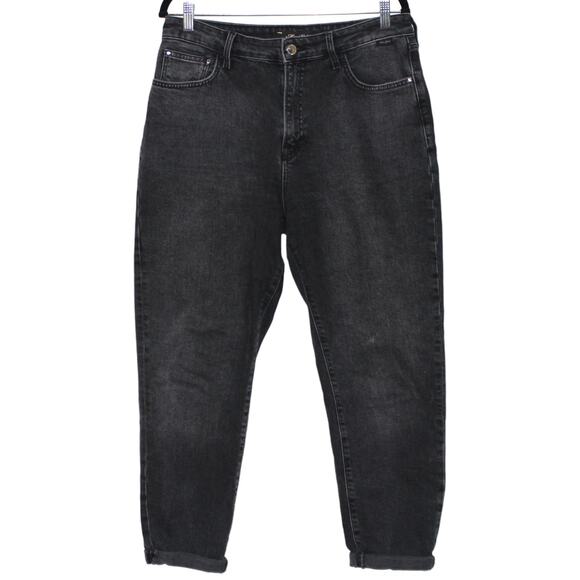 Mavi Jeans Black Grey Mom Jeans Size 31 /27 - Picture 1 of 4